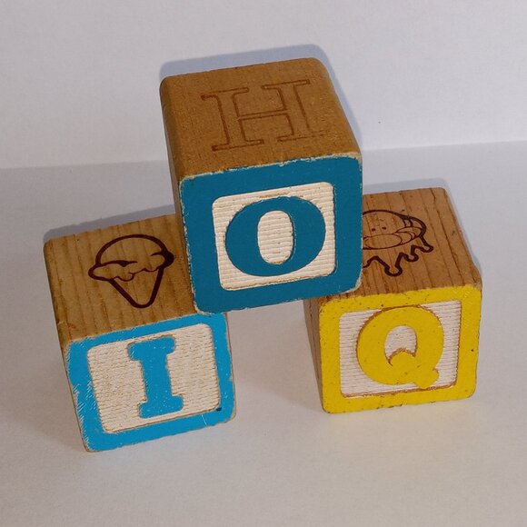 🎯 10 for $12 / Vintage Toy Wooden Blocks - Picture 5 of 7